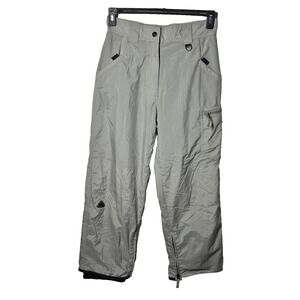 Airwalk Snowboard Ski Pants Womens Small Gray Insulated Evolution Series